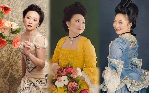 Nữ bác sĩ tự may loạt váy áo nữ hoàng công chúa tuyệt đẹp khiến dân mạng mê mẩn