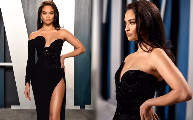 Shanina Shaik đẹp tựa nữ thần với đầm xẻ đùi siêu gợi cảm