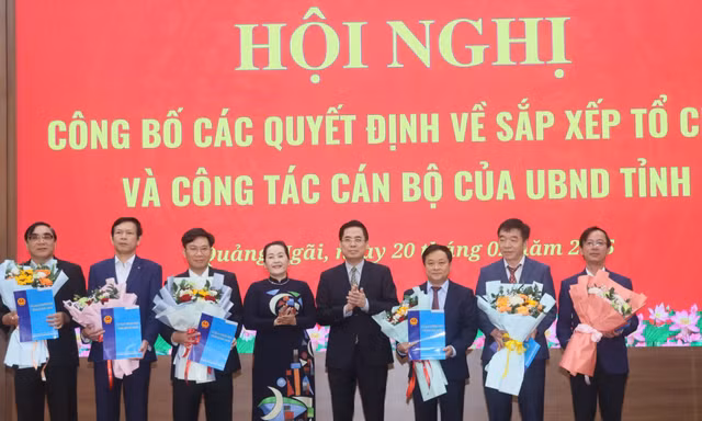 Quảng Ngãi, Ninh Thuận điều động, bổ nhiệm nhiều lãnh đạo Sở