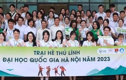 Lần đầu tiên tổ chức Trại hè thủ lĩnh Đại học Quốc gia Hà Nội