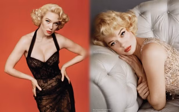 'Bông hồng nước Pháp' thả dáng bốc lửa khi hóa thân huyền thoại Marilyn Monroe