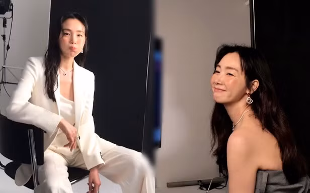 Người hâm mộ thích thú khoảnh khắc nhí nhảnh của 'người đẹp khóc' U50 Choi Ji Woo