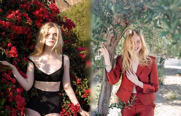 Nàng thơ 9x Elle Fanning khoe làn da trắng mịn, gợi cảm đầy sức sống