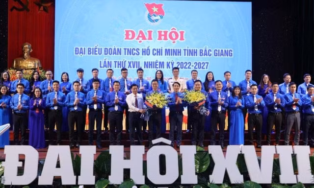 Ra mắt Ban Chấp hành Tỉnh Đoàn Bắc Giang khóa XVII