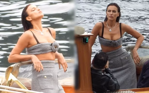 Siêu mẫu Nga Irina Shayk nóng bỏng trong hậu trường chụp ảnh
