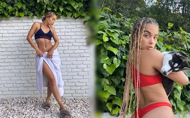 Ảnh bikini của nàng mẫu Đức Jasmine Sanders hút hồn phái mạnh