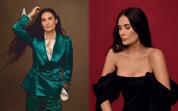 Minh tinh phim 'Hồn ma' Demi Moore U60 vẫn đầy quyến rũ