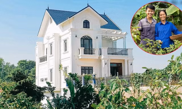 Chàng trai 26 tuổi tích cóp 8 năm, xây nhà bạc tỷ tặng mẹ ở Thái Nguyên
