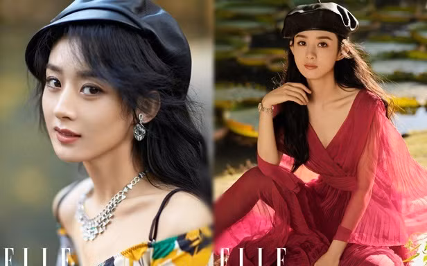 Triệu Lệ Dĩnh trẻ xinh ngỡ ngàng trên Elle số tân niên 2021