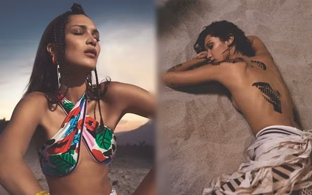 Bella Hadid bán nude rực lửa thanh xuân