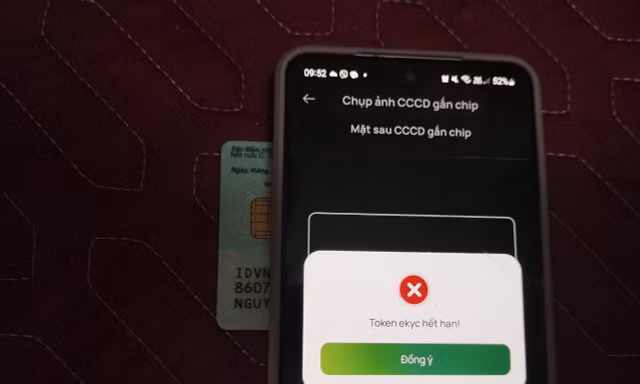 Cảnh báo việc lừa đảo xác thực sinh trắc học chuyển tiền
