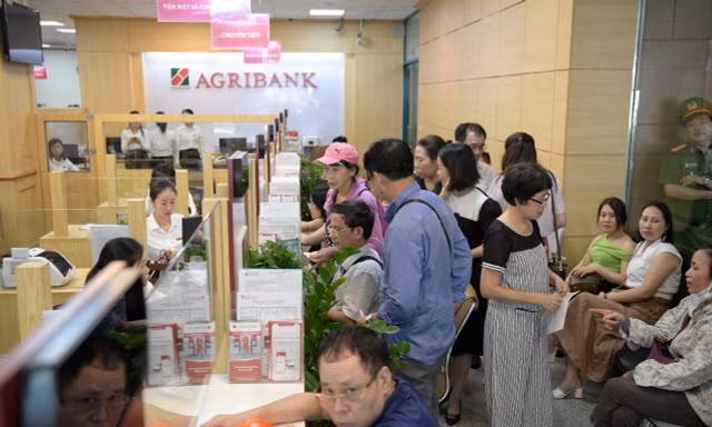 Agribank rút điểm bán vàng đông nhất Hà Nội