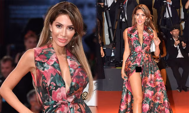 ‘Mỹ nhân dao kéo’ Farrah Abraham hớ hênh vùng nhạy cảm trên thảm đỏ