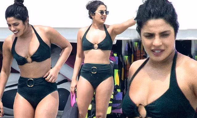 Hoa hậu Priyanka Chopra cùng em dâu tương lai đọ dáng trên du thuyền