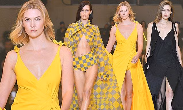 Karlie Kloss và chị em Hadid thả dáng tuyệt mỹ trên sàn catwalk