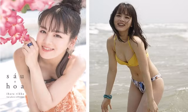 'Nữ thần học đường' Nhật Bản khoe dáng với bikini ở Việt Nam 