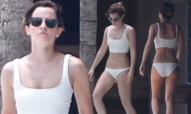 Hậu bị chê kém sắc, Emma Watson lộ mặt mộc xinh và thân hình thon thả