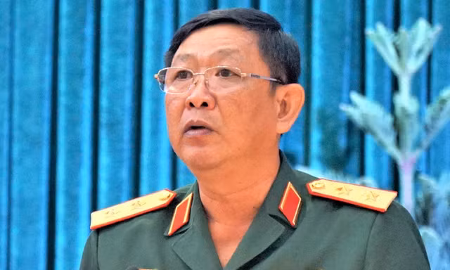 Trung tướng Huỳnh Chiến Thắng. Ảnh: Thành ủy Cần Thơ.