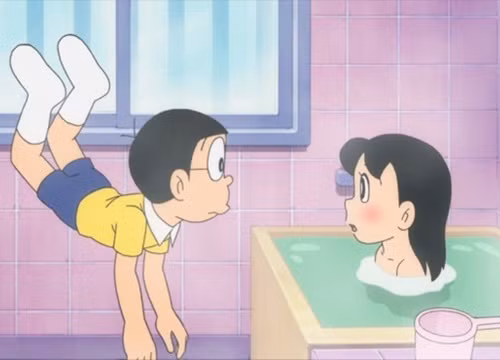 Fan Nhật kiến nghị cắt hết cảnh Nobita bắt gặp Shizuka đang tắm trong ‘Doraemon’