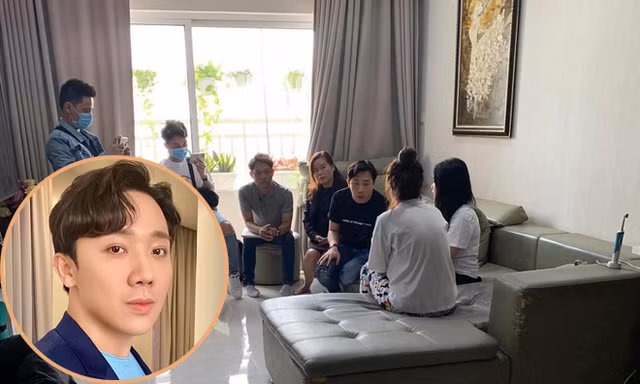 Trấn Thành cùng luật sư đến tận nhà kẻ bôi nhọ làm việc