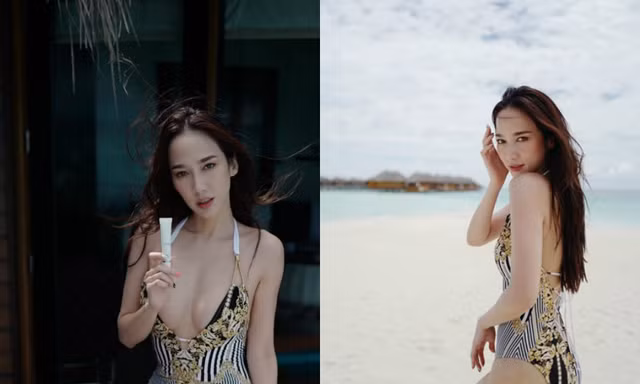 Nữ hoàng giải trí Thái Lan khoe thân hình nóng bỏng ở tuổi tứ tuần