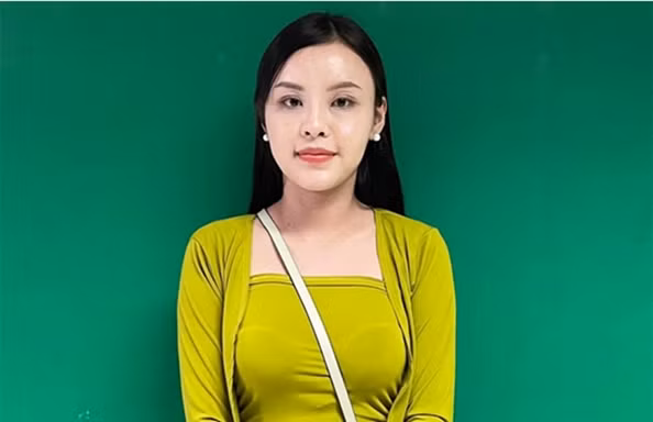 Vỏ Thị Mỷ Hạnh tại Cơ quan điều tra. Ảnh: C.A