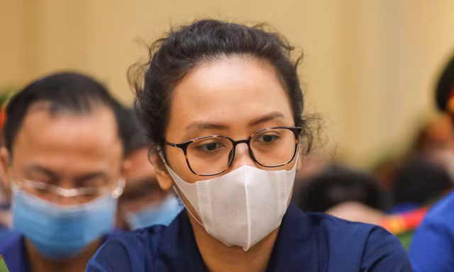 Bị cáo Trương Huệ Vận.