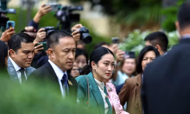 Bà Paetongtarn Shinawatra sau cuộc họp nội các ngày 1/7. (Ảnh: Reuters)