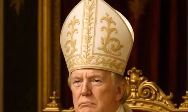 Bức ảnh Ông Trump mặc trang phục giáo hoàng do AI tạo ra 