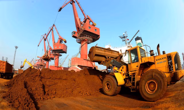 Một mỏ khai thác đất hiếm ở Trung Quốc. (Ảnh: Global Times)