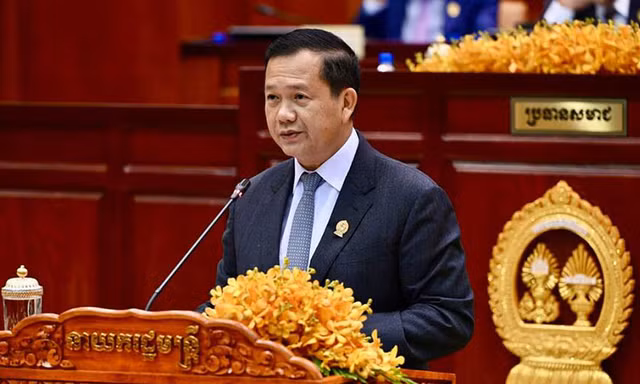Thủ tướng Campuchia Hun Manet. (Ảnh: Khmer Times)