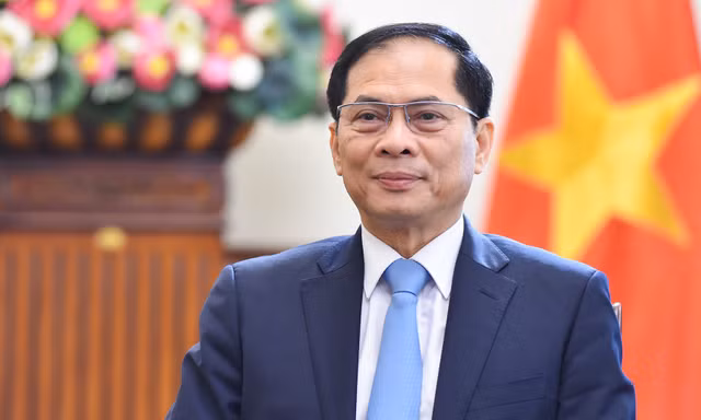 Phó Thủ tướng, Bộ trưởng Ngoại giao Bùi Thanh Sơn. (Ảnh: Mofa)