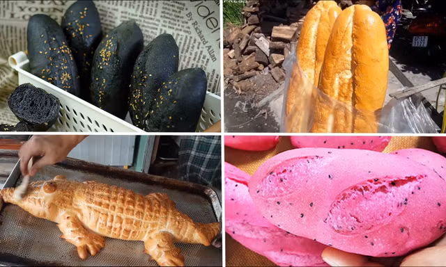 Những loại bánh mì độc lạ tại Việt Nam