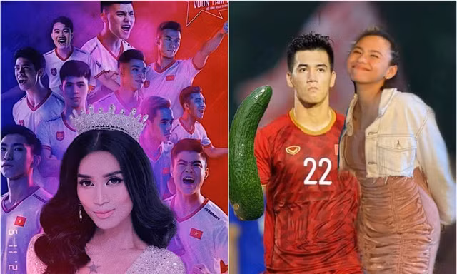 Tiến Linh - Minh Vương được sao Việt "mê xỉu": Ngọc Phước ghép ảnh "giả trân" đòi tỏ tình