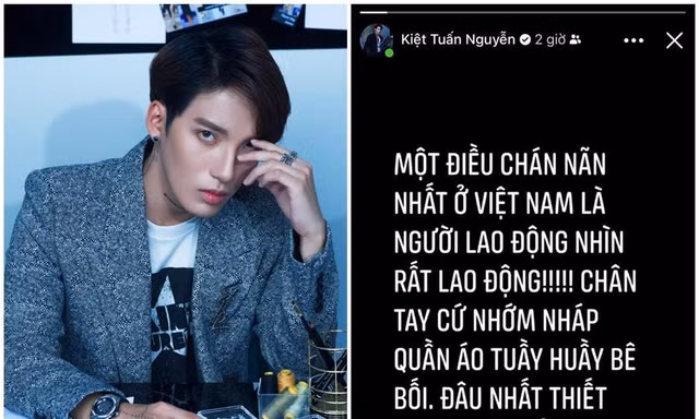 Stylist Kye Nguyễn gây tranh cãi với phát ngôn xem thường người lao động: "Nghèo, bê bối"