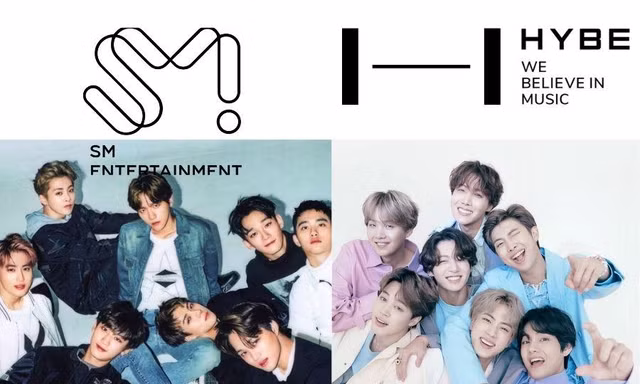 Netizen tranh cãi nguyên do BTS và EXO không về chung một nhà, SM - HYBE không thể hòa hợp