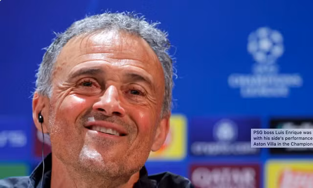 Thắng đậm Aston Villa, HLV Enrique thận trọng: 'Trận chiến của PSG vẫn còn dài' 