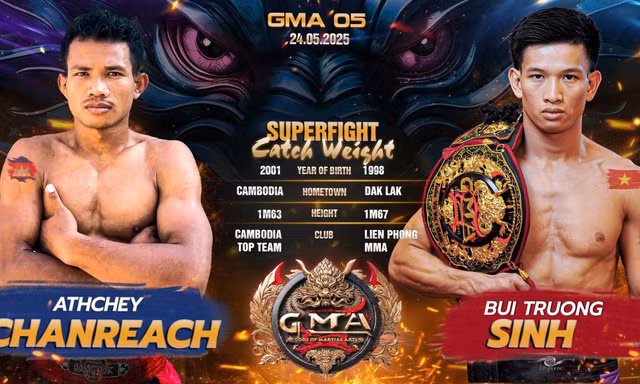 'Thần Võ Việt Nam' Bùi Trường Sinh khởi đầu cuộc chinh phục võ đài MMA quốc tế 