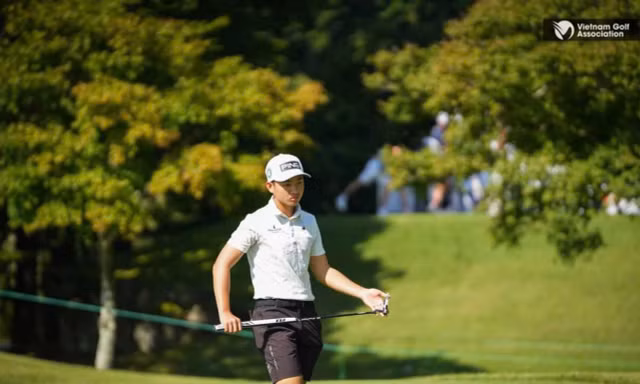 Nguyễn Anh Minh cùng nhóm đấu với con trai Tiger Woods tại Junior Invitational 2025