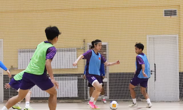 Futsal nữ Việt Nam quyết tạo bất ngờ trước Nhật Bản tại tứ kết giải châu Á