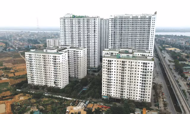 Dự án NƠXH tại quận Bắc Từ Liêm, Hà Nội với hơn 3.000 căn hộ Ảnh: Như Ý