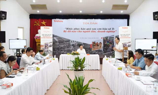 Toàn cảnh tọa đàm Khắc phục hậu quả sau cơn bão số 3: Bệ đỡ nào cho người dân, doanh nghiệp 