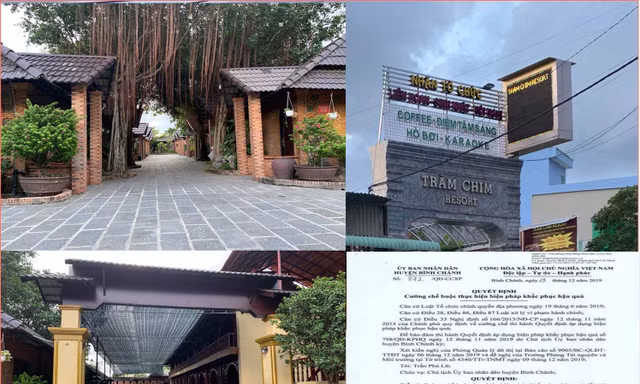 Sẽ cưỡng chế Resort Gia Trang xây dựng trái phép trên 7.000m2