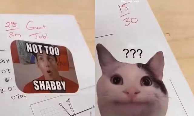 Thầy giáo thả nhẹ tấm meme vào bài kiểm tra khiến học trò cười muốn xỉu: "Ủa, alo thầy?!"