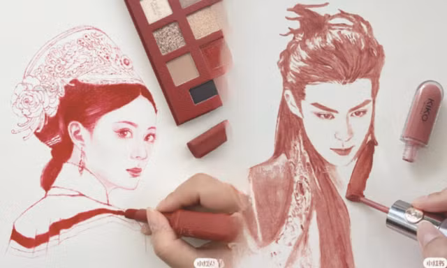 Vẽ Vương Hạc Đệ cực đẹp bằng đồ make-up: "Nghệ thuật" dành cho người vừa tài năng vừa giàu