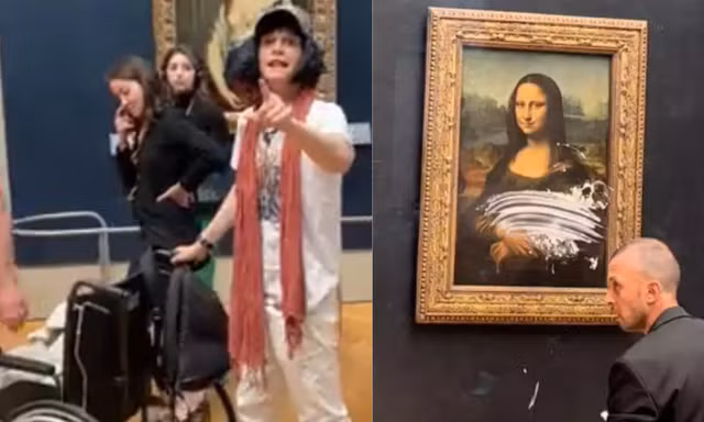 "Thợ làm bánh kỳ quái" tại Pháp: Trang trí bánh kem lên kiệt tác Mona Lisa khiến mọi người thót tim