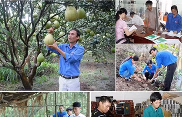 Tín dụng chính sách cho thanh niên lập nghiệp. Ảnh VBSP 