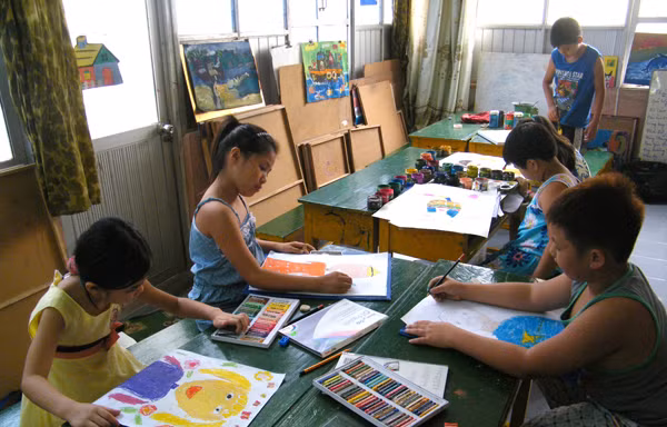 Một lớp học của CLB Mầm Sáng