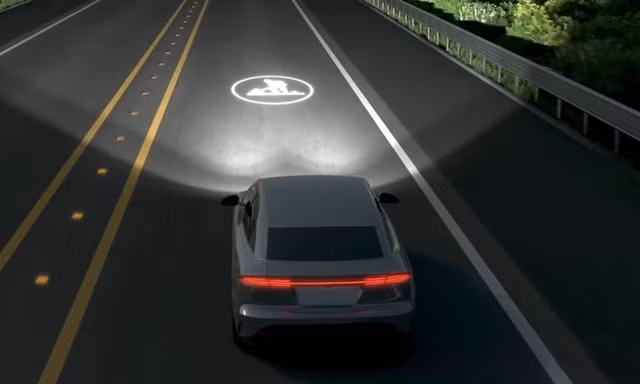 Hyundai phát triển đèn pha ô tô có thể hiển thị thông tin