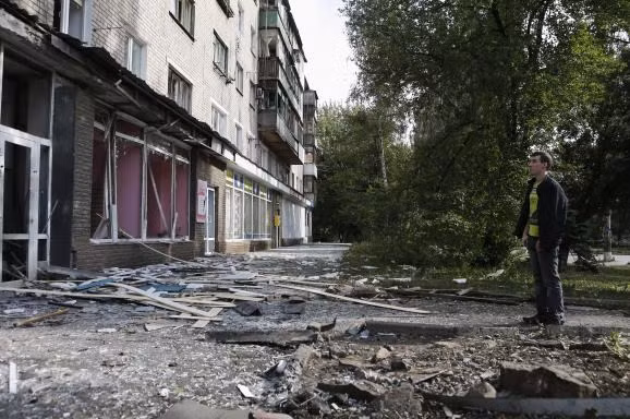 Hiện trường Donetsk hỗn loạn sau trận Kiev công kích